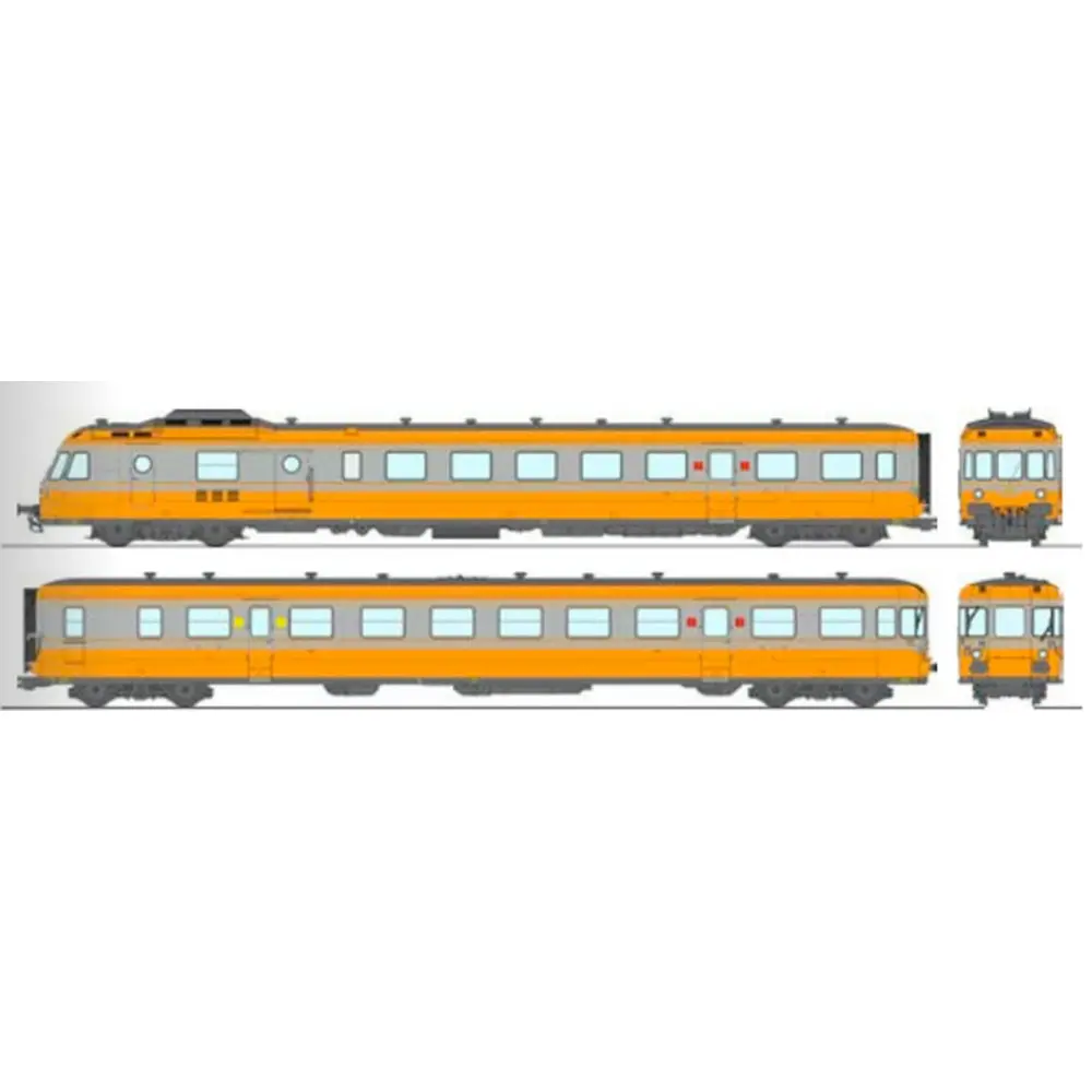 Autorail diesel RGP 1 X-2726 - Ree Modèles MB261S - HO 1/87 - SNCF/TEE - Ep IV - Digital sound - 2R