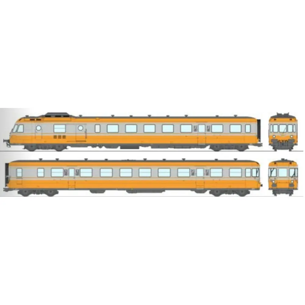 Autorail diesel RGP 1 X-2732 - Ree Modèles MB262SAC - HO 1/87 - SNCF/TEE - Ep IV - Digital sound - 3R