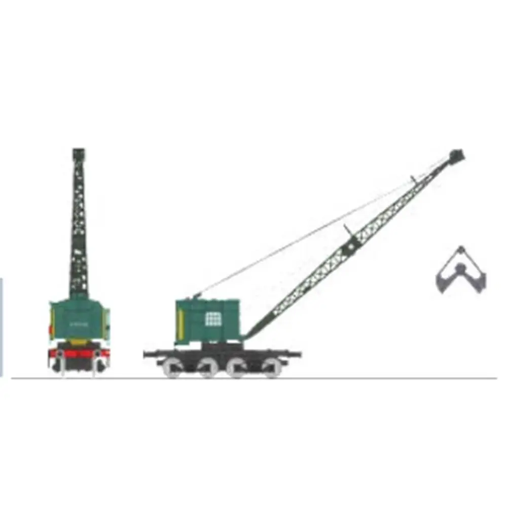 Grue Bondy sur bogie région EST - Ree Modèles WB792 - HO 1/87 - SNCF - 2R