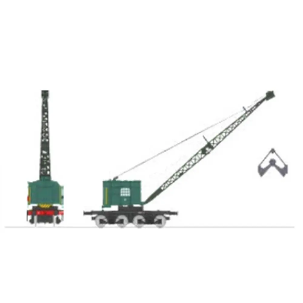 Grue Bondy sur bogie région Nord - Ree Modèles WB793 - HO 1/87 - SNCF - 2R