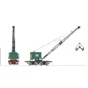 Grue Bondy sur bogie région Sud-Est - Ree Modèles WB796 - HO 1/87 - SNCF - 2R