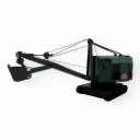 Excavatrice Bondy sur chenille verte "Motopelle" - Ree Modèles CB157 - HO 1/87