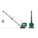 Grue Bondy sur chenille G.3C n°13 de Nogent - Ree Modèles CB158 - HO 1/87