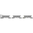 Set de 3 wagons trémies ex type 1 « ECR » - Ree Modèles WBECR1 - HO 1/87 - SNCF - Ep VI - 2R