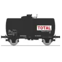 Wagon citerne pétrole TOTAL - Ree Modèles WB871 - HO 1/87 - SNCF - Ep IV - 2R