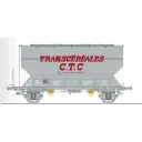 Wagon céréalier FAUVET-GIREL TRANSCEREALES « CTC » - Ree Modèles WB883 - HO 1/87 - SNCF - Ep IV/V - 2R