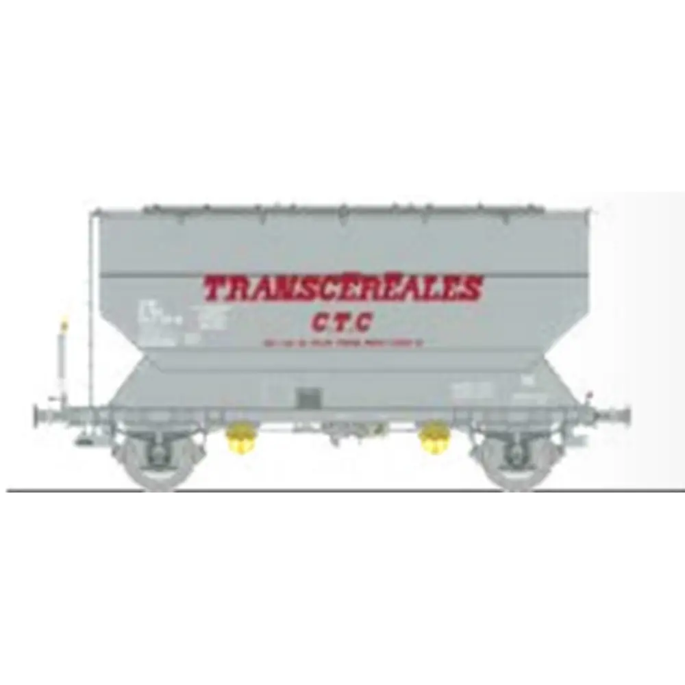 Wagon céréalier FAUVET-GIREL TRANSCEREALES « CTC » - Ree Modèles WB884 - HO 1/87 - SNCF - Ep IV/V - 2R