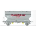 Wagon céréalier FAUVET-GIREL TRANSCEREALES « CTC » - Ree Modèles WB884 - HO 1/87 - SNCF - Ep IV/V - 2R