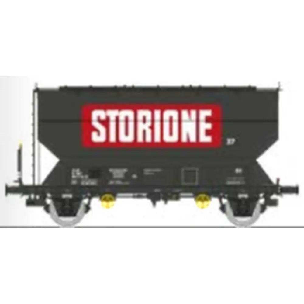 Wagon céréalier FAUVET-GIREL « STORIONE » - Ree Modèles WB890 - HO 1/87 - SNCF - Ep V - 2R