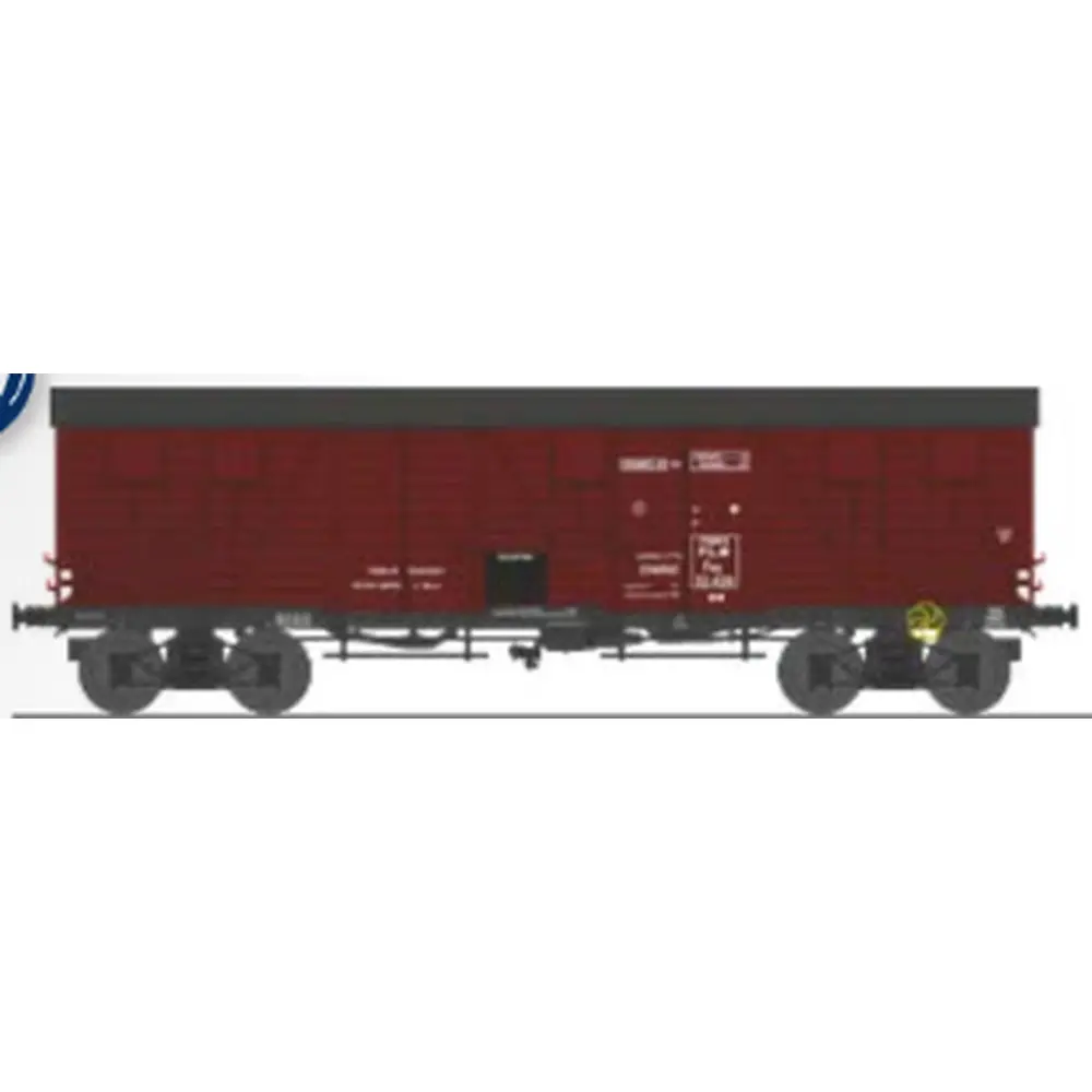 Wagon tp couvert pour primeurs 4 portes - Ree Modèles WB906 - HO 1/87 - PLM - Ep II - 2R