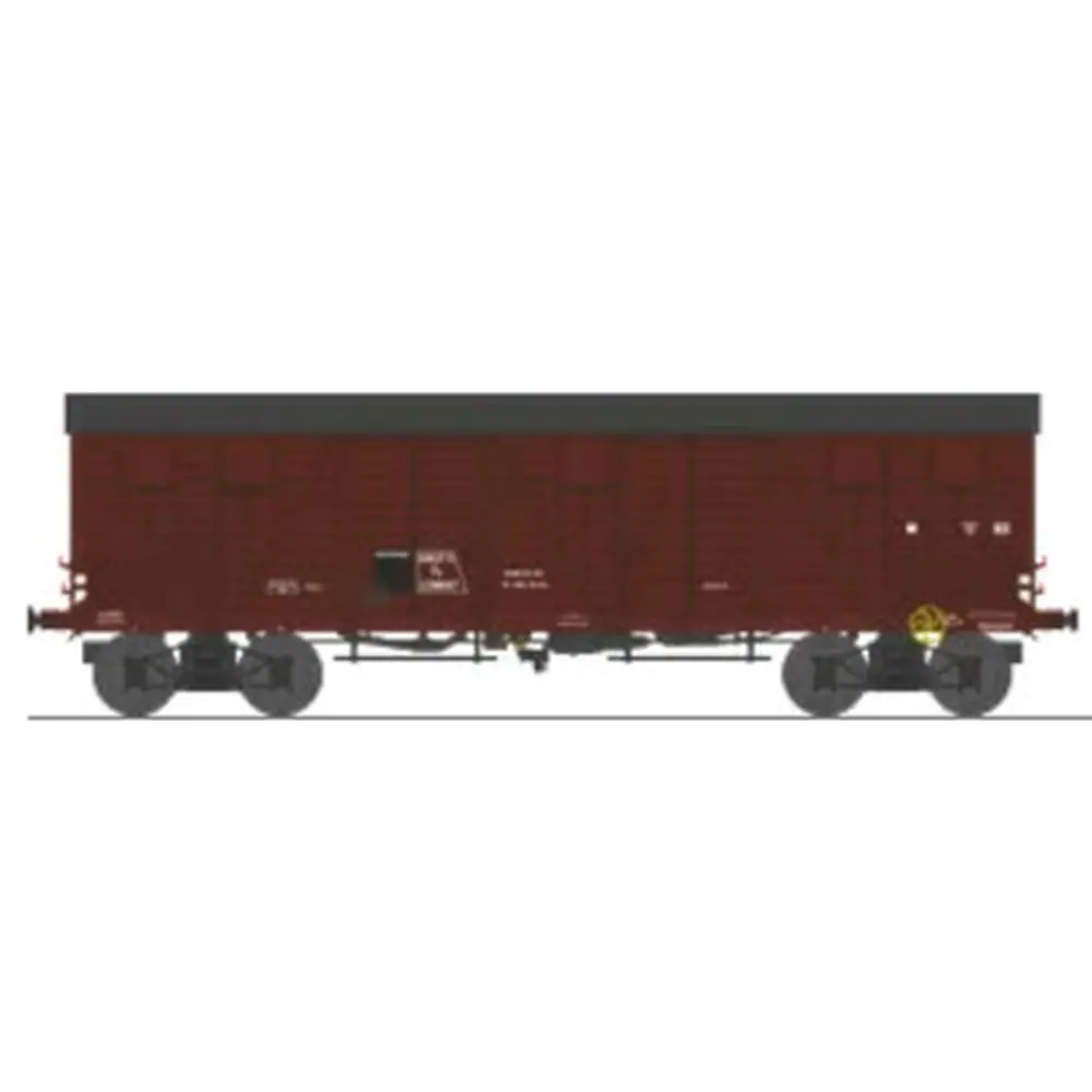 Wagon tp couvert pour primeurs 4 portes - Ree Modèles WB909 - HO 1/87 - ETAT - Ep IIIb - 2R