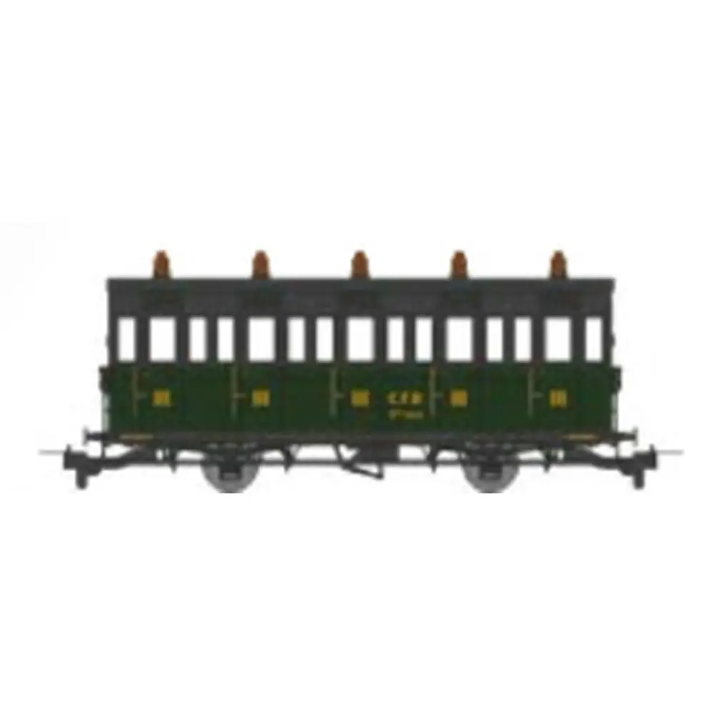 Voiture voyageurs « Cage à poule » N°1803 - Ree Modèles VM041 - HOe/HOm 1/87 - CFD - Ep II/III - 2R
