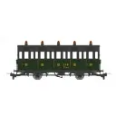 Voiture voyageurs « Cage à poule » N°1803 - Ree Modèles VM041 - HOe/HOm 1/87 - CFD - Ep II/III - 2R