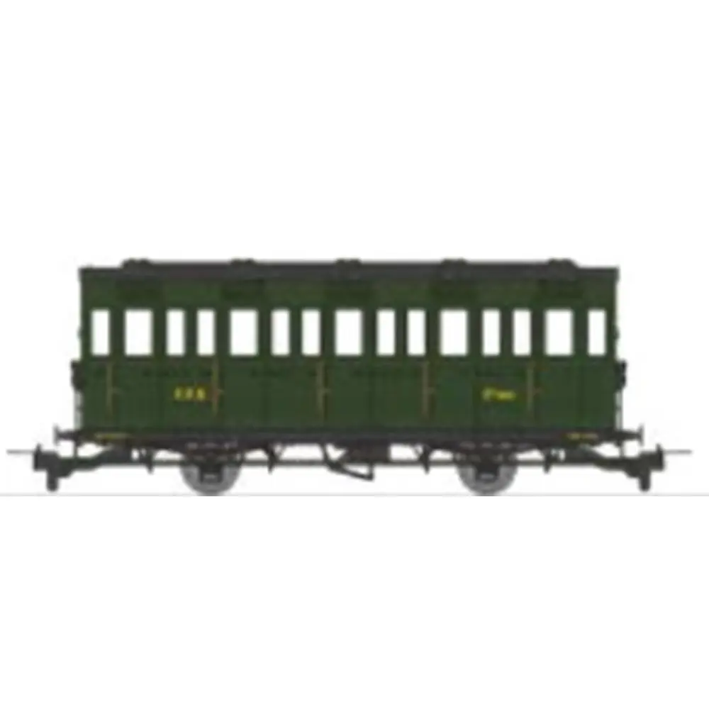Voiture voyageurs « Cage à poule » N°CY 1801 - Ree Modèles VM043 - HOe/HOm 1/87 - CFD - Ep III - 2R