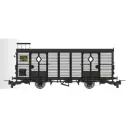 Wagon fourgon gris clair, ferrures noires, N°2613 - Ree Modèles VM048 - HOe/HOm - CFD - Ep II/III - 2R