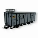 Wagon fourgon gris bleu, ferrures noires, N°2603 ( Train Touristique Velay ) - Ree Modèles VM052 - HOe/HOm - CFD - 2R