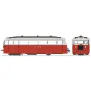 Autorail De Dion type ND Vivarais N°207, 2 phares, rouge/gris perle - Ree Modèles VM055 - HOe/HOm 1/87 - CFD - Ep III - Analogique - 2R