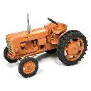 Tracteur SOMECA SOM40 orange avec roues 36' - Ree Modèles BA007 - HO 1/87 - Ep III