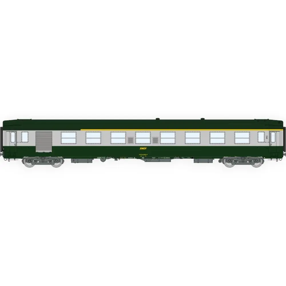 Voiture voyageurs A7D Livrée C160 3ème série, Y24 sans frein magnétique - Ree Modèles VB491 - SNCF - HO 1/87 - EP. V - 2R