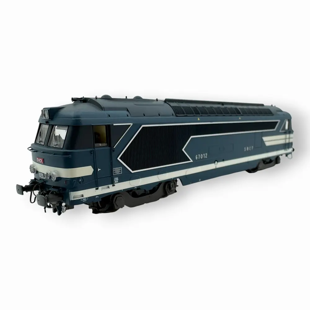 Locomotive diesel BB 67012 NEVERS Bleue origine - Ree Modèles MB245 - SNCF - HO 1/87 - EP. IV - Analogique - 2R