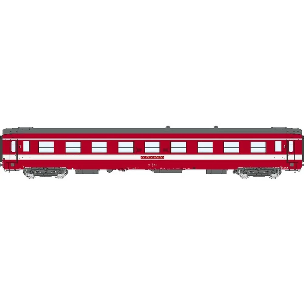 Voiture voyageurs UIC 1 x A9 Livrée Rouge - Plaque "Le Capitole" - Ree Modèles VB506 - SNCF - HO 1/87 - EP. IV - 2R