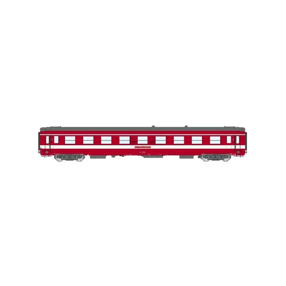 Voiture voyageurs UIC 1 x A9 Livrée Rouge - Plaque "Le Capitole" - Ree Modèles VB507 - SNCF - HO 1/87 - EP. IV - 2R