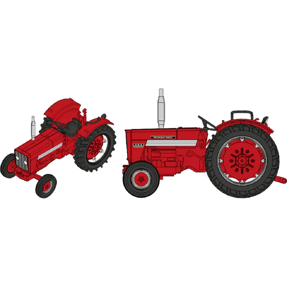 Tracteur Mc-Cormick INTERNATIONAL HI 624 - Ree modèles CB179 - HO 1/87