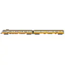 Autorail RGP 1 orange et gris métallisé, XBD 2724 + remorque XRABx 7724 - Ree Modèles NW360 - N 1/160 - SNCF - Ep IV - Analogique - 2R