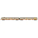 Autorail RGP 1 orange et gris béton, XBD 2735 + remorque XRABx 7735 - Ree Modèles NW361 - N 1/160 - SNCF - Ep IV-V - Analogique - 2R