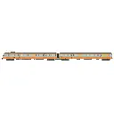 Autorail RGP 1 orange et gris béton, XBD 2735 + remorque XRABx 7735 - Ree Modèles NW361S - N 1/160 - SNCF - Ep IV-V - Digital sound - 2R