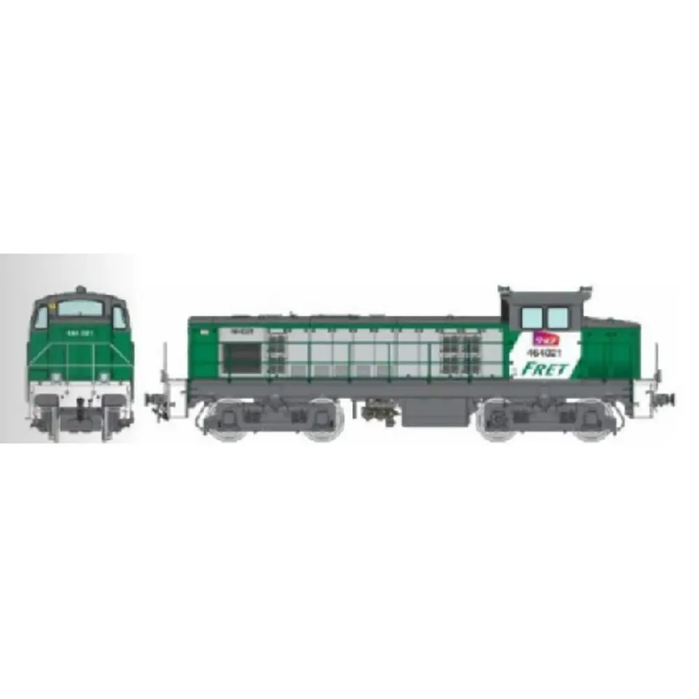 Locomotive diesel BB 64021 FRET - REE JM022 - SNCF - HO 1/87 - EP VI - 2R - ANALOGIQUE
