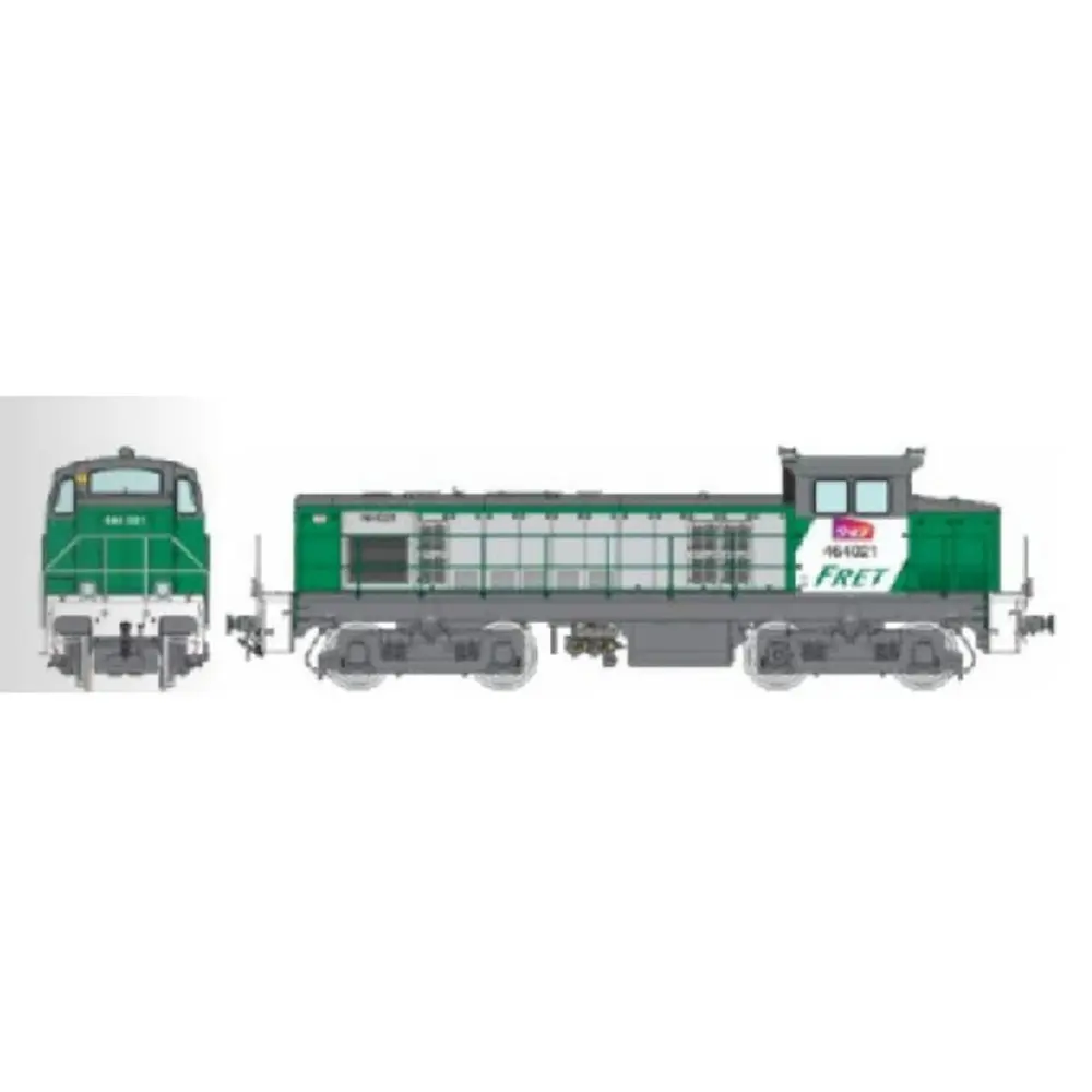Locomotive diesel BB 64021 FRET - REE JM022S - SNCF - HO 1/87 - EP VI - 2R - DCC SON
