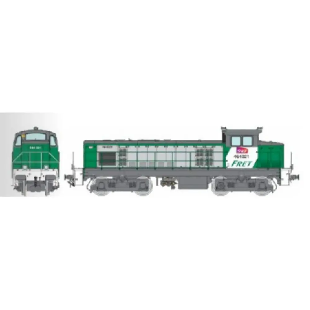 Locomotive diesel BB 64021 FRET - REE JM022SAC - SNCF - HO 1/87 - EP VI - 3R - DCC SON