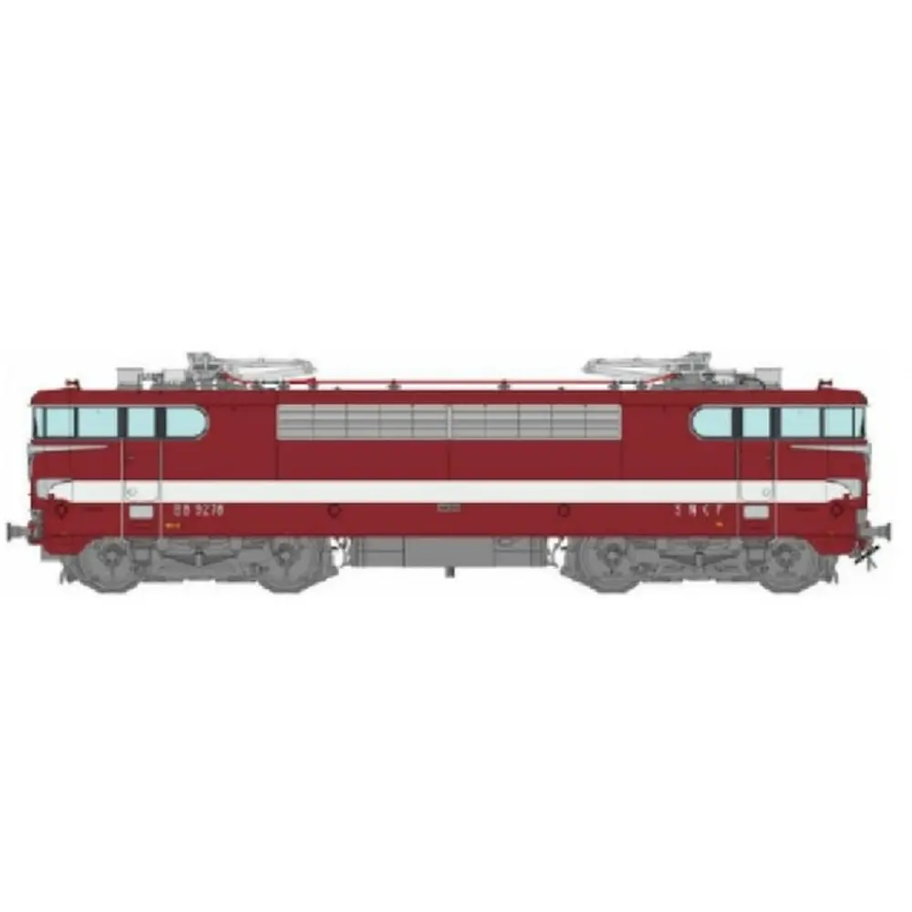 Locomotive électrique BB 9278 CAPITOLE - REE MB176 - SNCF - HO 1/87 - EP IV - 2R - ANALOGIQUE