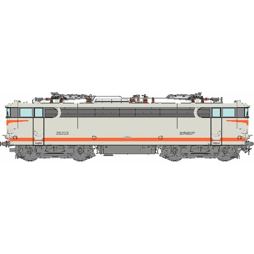 Locomotive électrique BB 25203 - REE MB254 - SNCF - HO 1/87 - EP V - 2R - ANALOGIQUE
