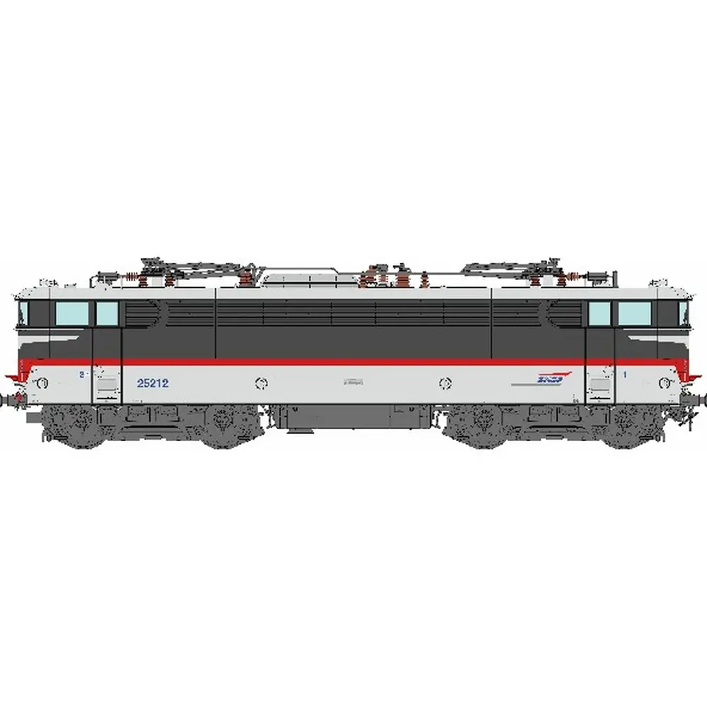 Locomotive électrique BB 25212 - REE MB255 - SNCF - HO 1/87 - EP V - 2R - ANALOGIQUE