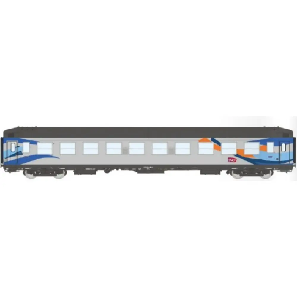Voiture UIC couchettes B9c9x Livrée CROISIÈRE - REE VB484 - SNCF - HO 1/87 - EP V