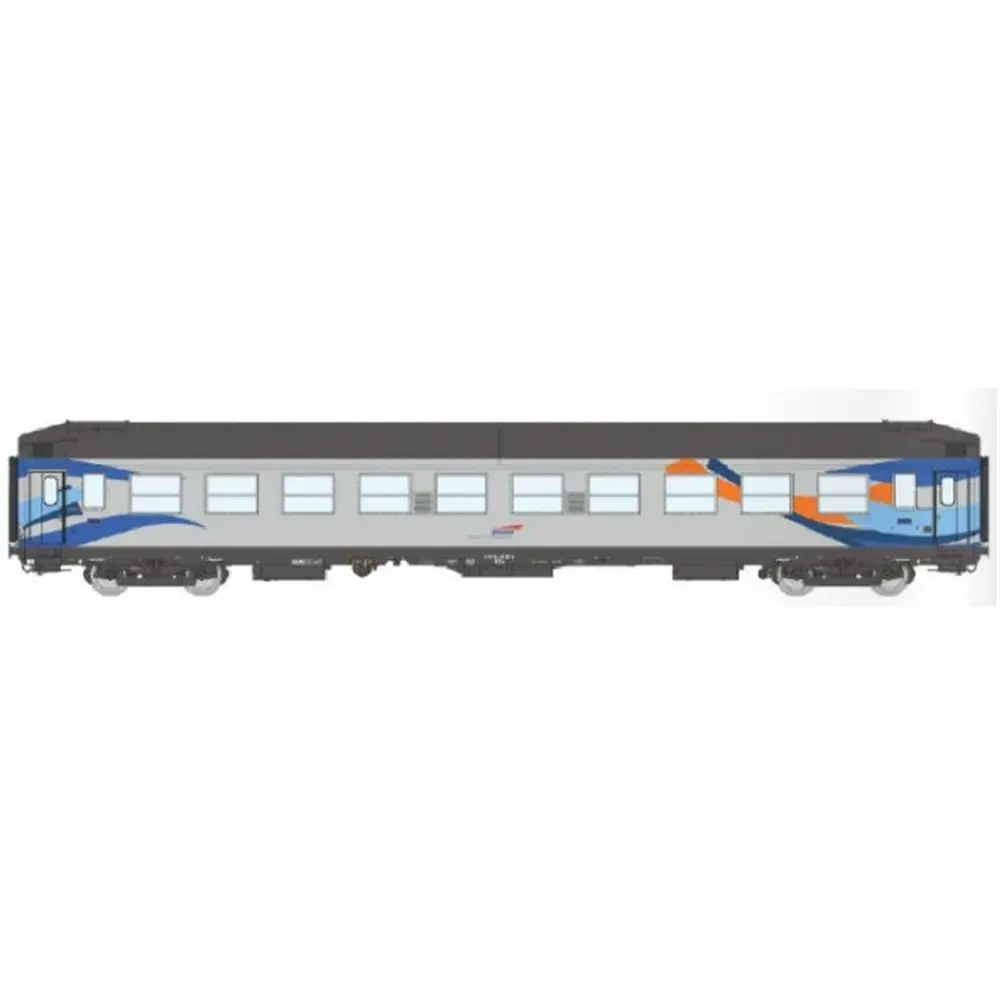 Voiture UIC couchette B9c9x  "Croisière" - REE VB509 - SNCF - HO 1/87 - EP V