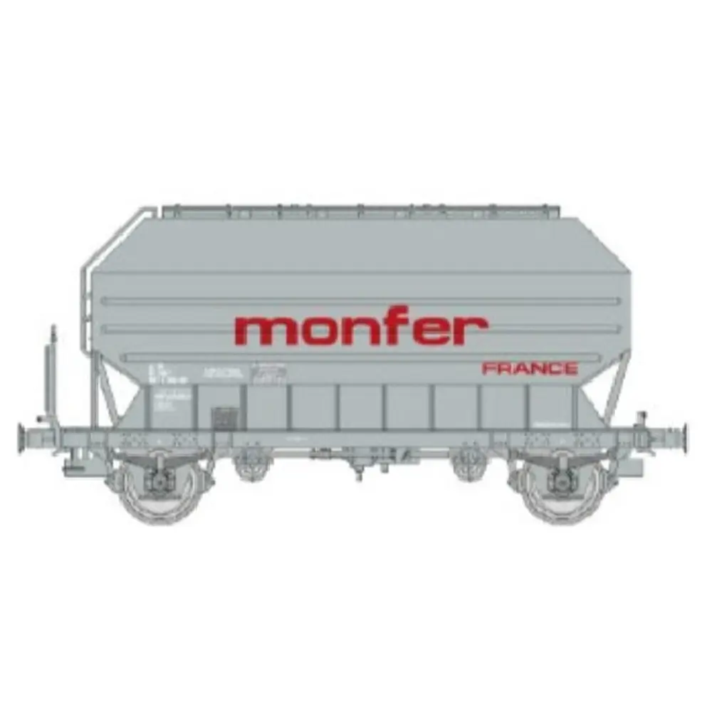 Wagon céréalier FRANGECO « MONFER » - REE WB897 - SNCF - HO 1/87 - EP IV-V