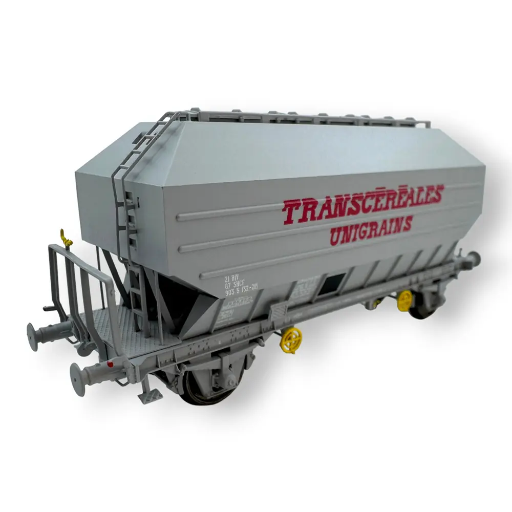 Wagon céréalier FRANGECO « UNIGRAINS » - REE WB898 - SNCF - HO 1/87 - EP IV-V