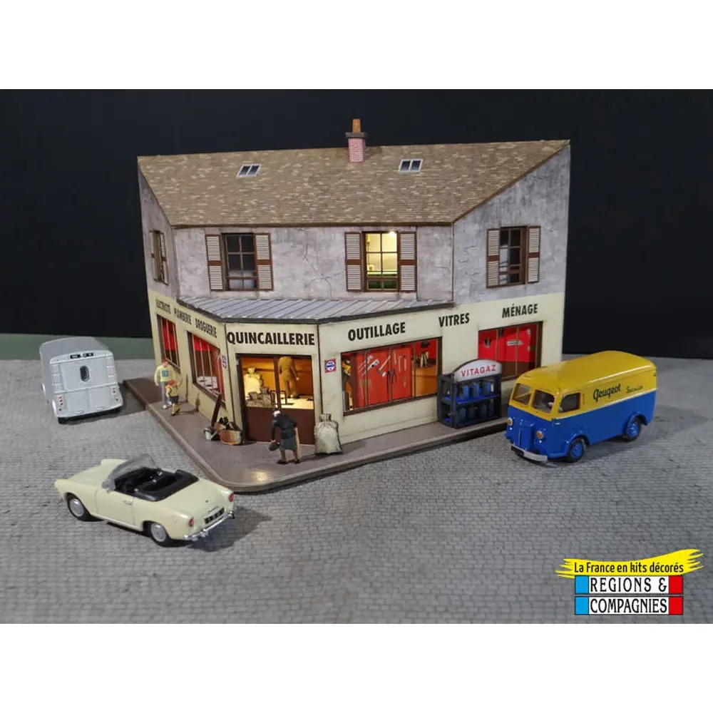 Quincaillerie en angle 90° - Régions et Compagnies FAC850 - HO 1/87