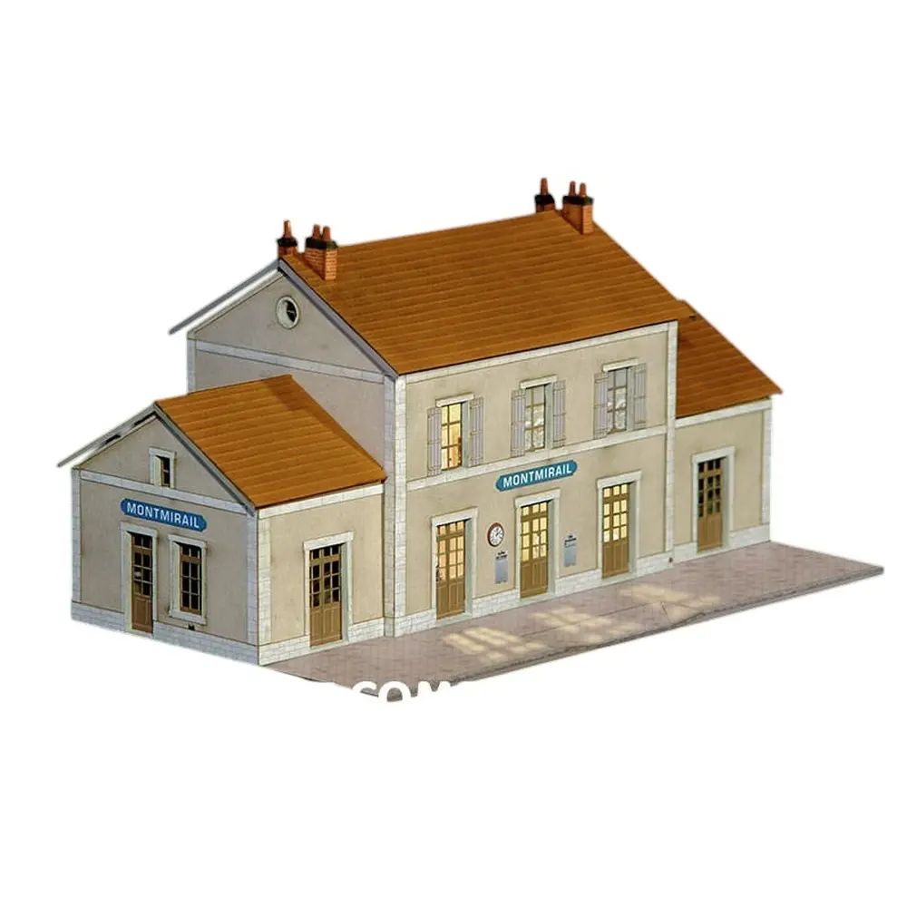 Bâtiment voyageurs EST 5 Portes (Montmirail) - Régions et Compagnies GAR704 - HO 1/87