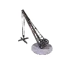 Grue de quai Ouest-État (10 tonnes) - Régions et Compagnies HAL202 - HO 1/87