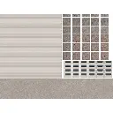 Trottoirs, bordures et plaques d’égout - Régions et Compagnies MAT009 - HO 1/87