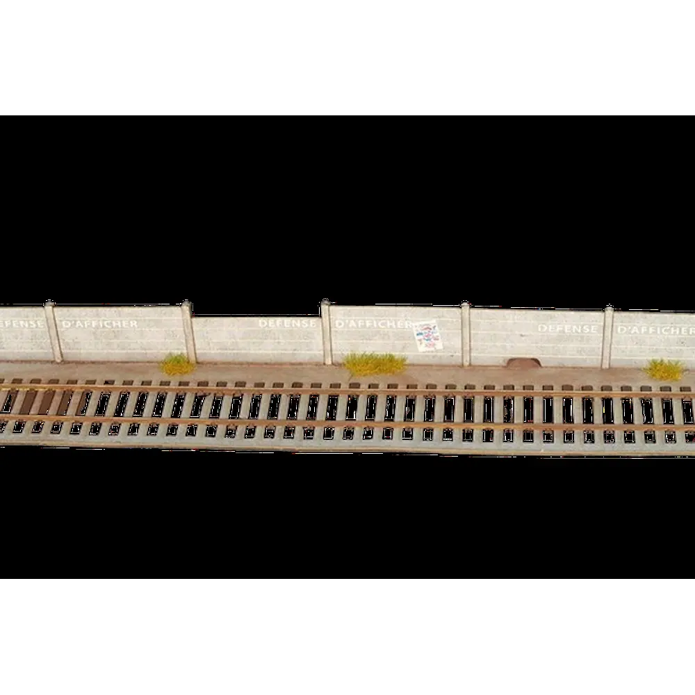 Clôtures en ciment préfabriqué - Régions et Compagnies VIL048 - HO 1/87