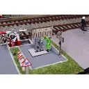 Garde-barrières en action - Régions et Compagnies VOIA49 - HO 1/87