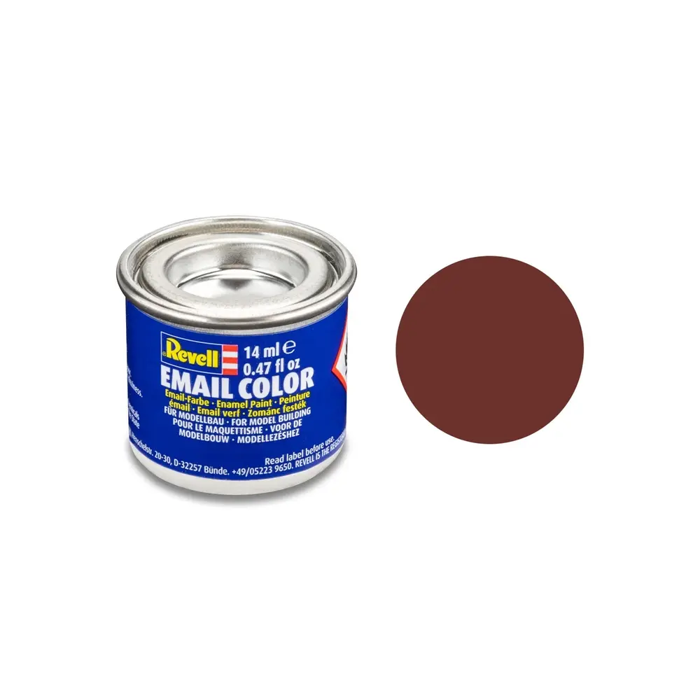 Peinture rouge brique, mat RAL 3009, 14mL - Revell 32137
