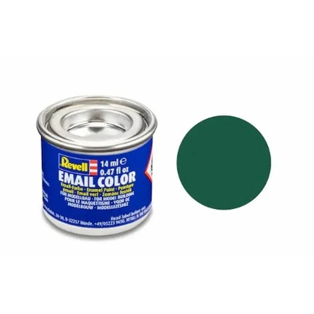 Peinture Émaillée Vert Foncé Mat, 14ml - Revell 32139