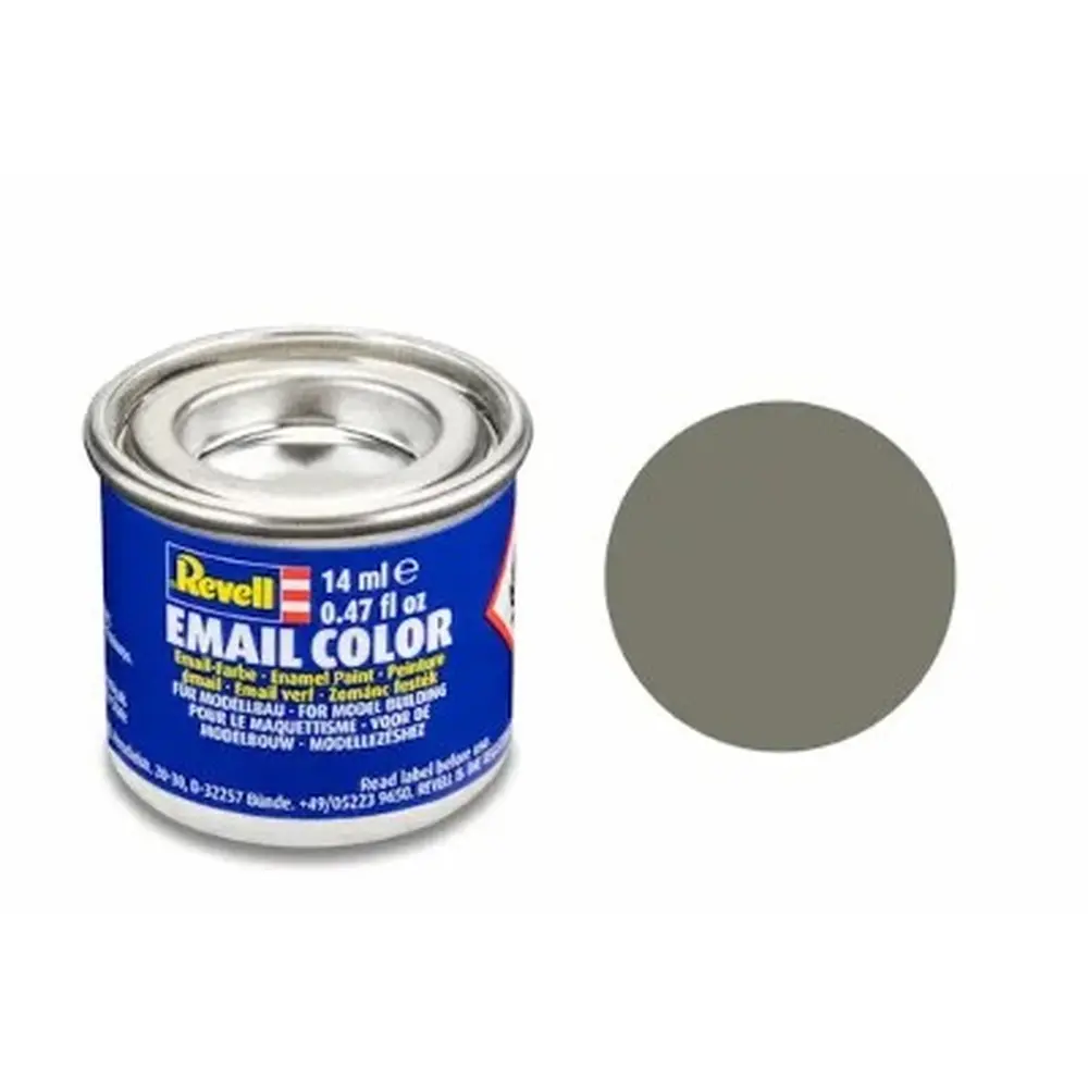 Peinture Émaillée Olive Clair Mat RAL 7003, 14ml - Revell 32145