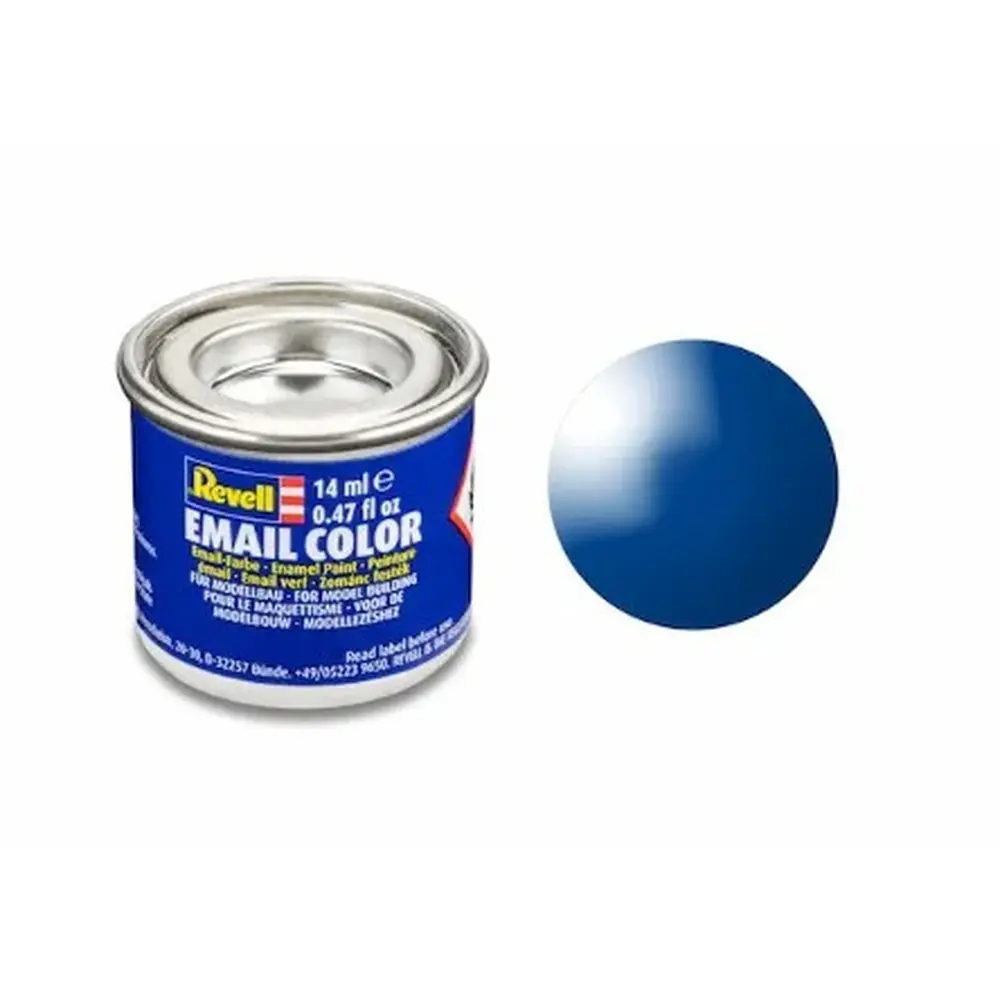 Peinture Émaillée Bleu Brillant RAL 5005, 14ml - Revell 32152